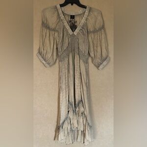 Elegant Gray High Low Dress